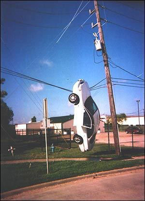 Самые курьезные аварии