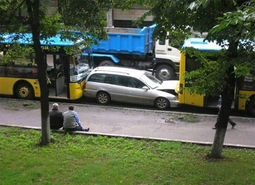 Самые курьезные аварии